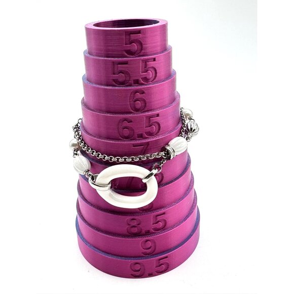 Fossil Double Bracelet Ceramic Beads And Faux Pearls On A Silver Tone Chain - Picture 2 of 5